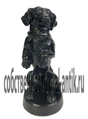 Скульптура- миниатюра собачки «ДРУЖОК», 1980-х годов выпуска. Каслинское литье.